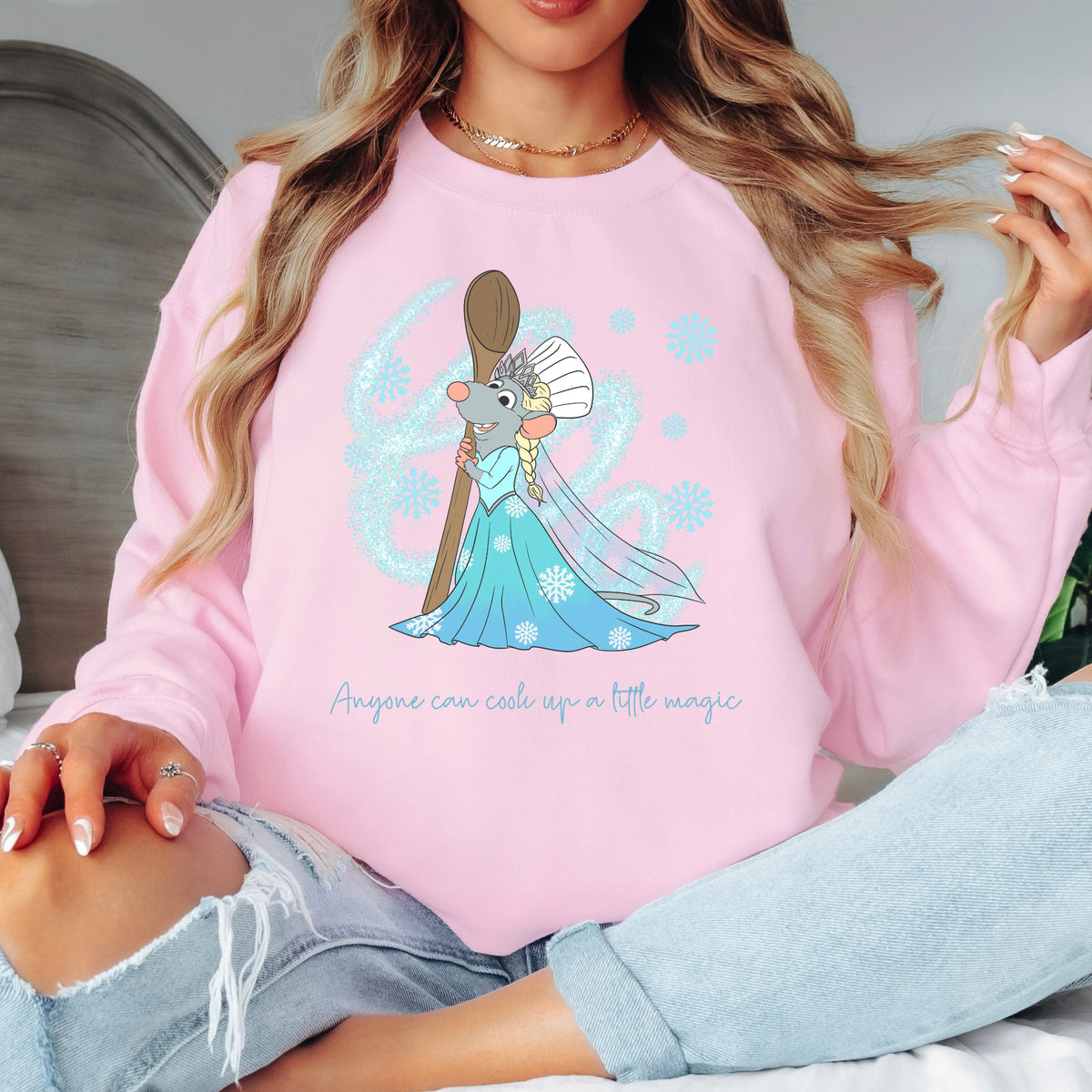 REMY AND ELSA CROSSOVER SWEATSHIRT