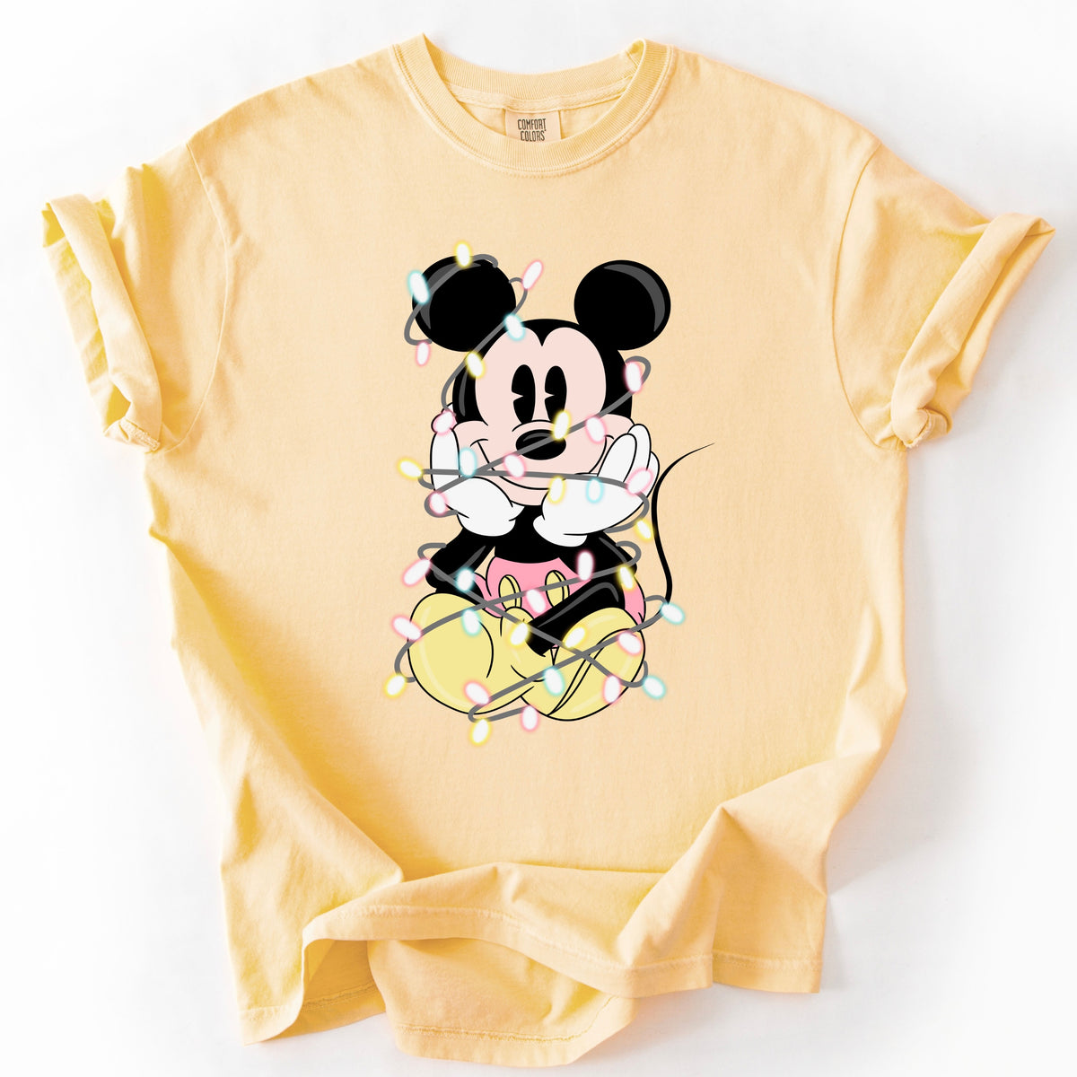 MICKEY CHRISTMAS LIGHTS T.SHIRT