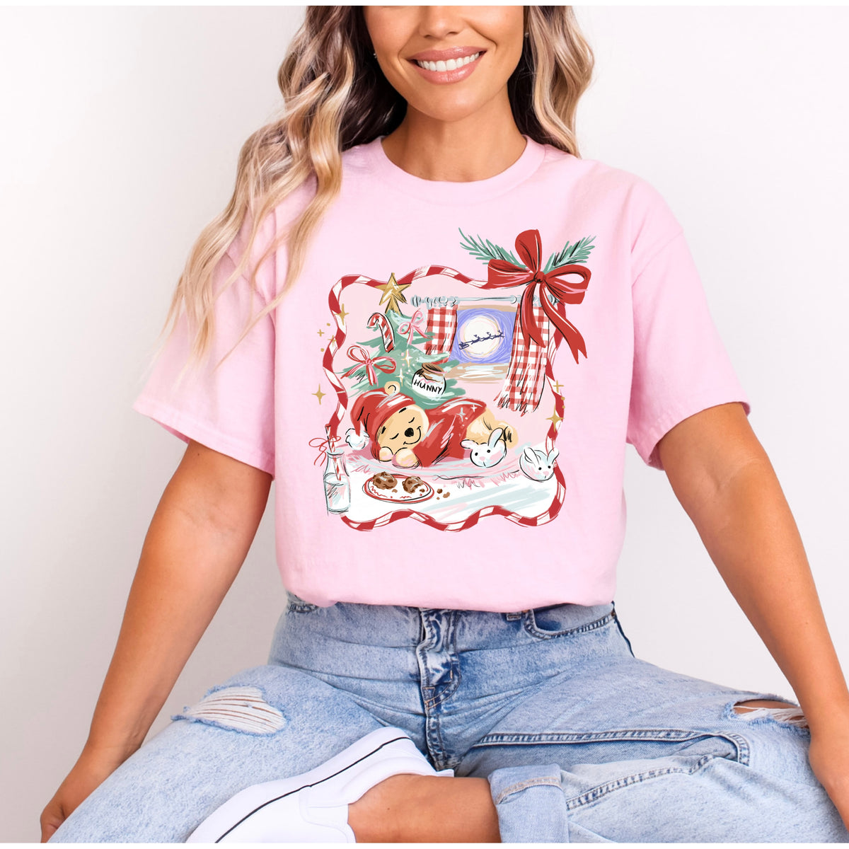 WINNIE CHRISTMAS EVE T.SHIRT