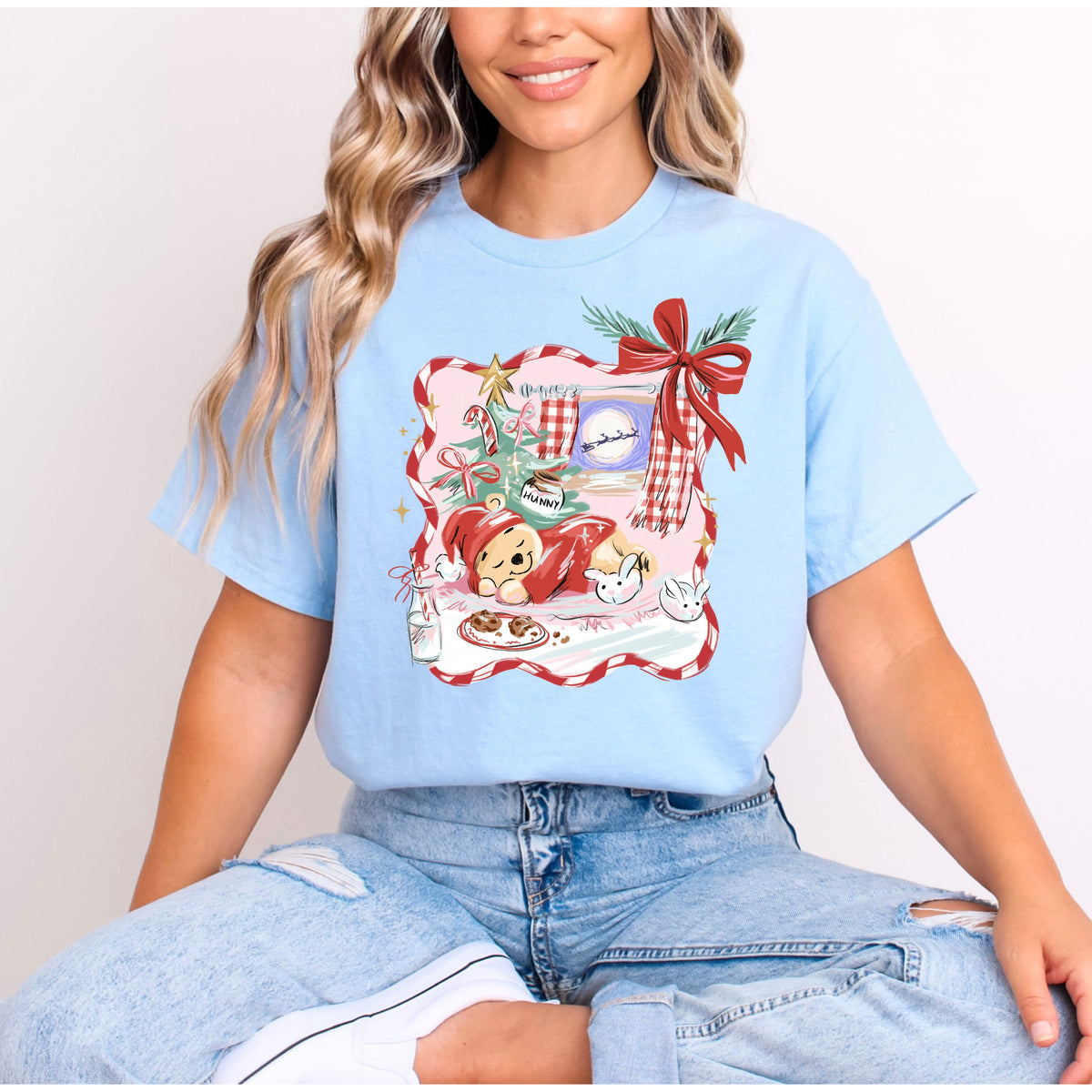 WINNIE CHRISTMAS EVE T.SHIRT