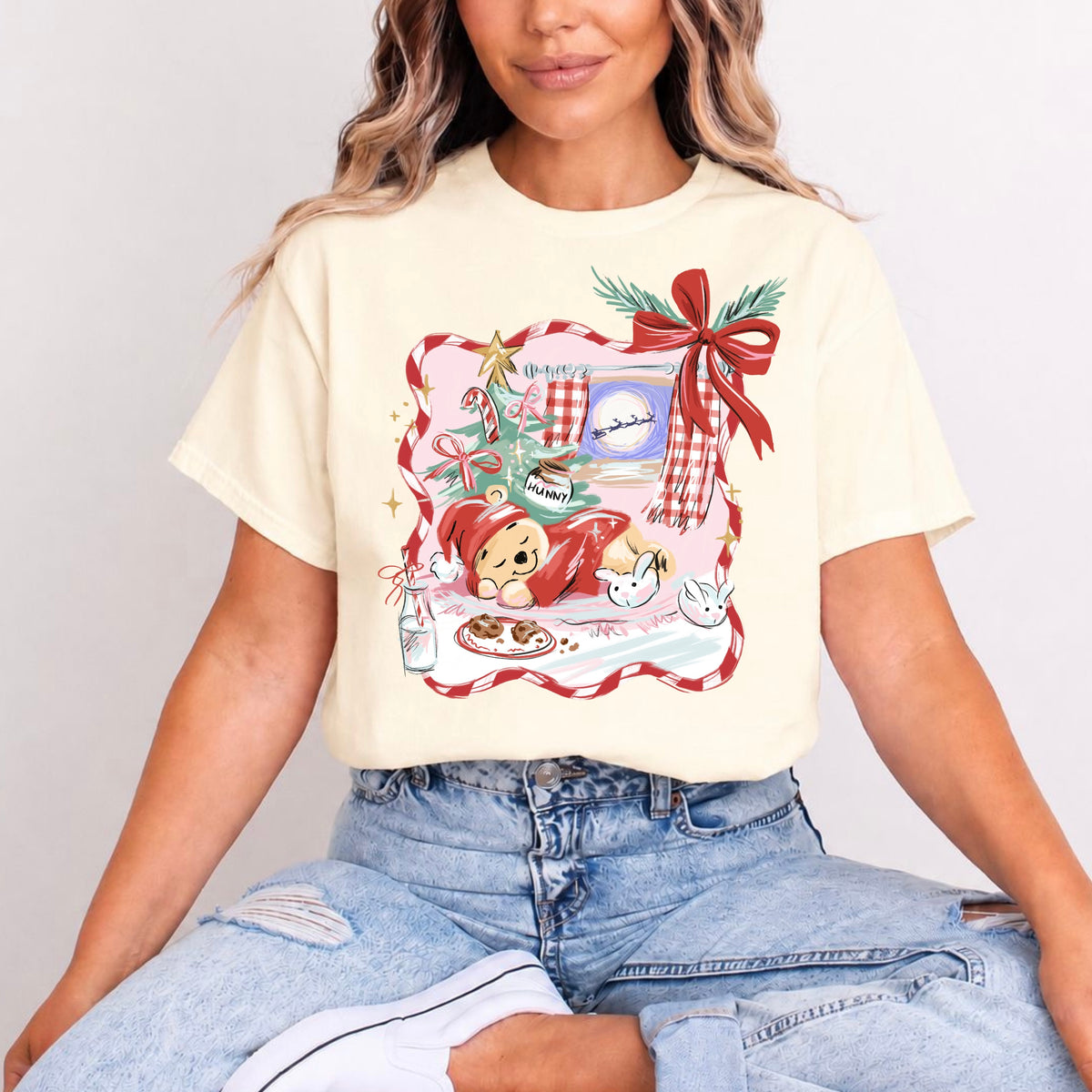 WINNIE CHRISTMAS EVE T.SHIRT