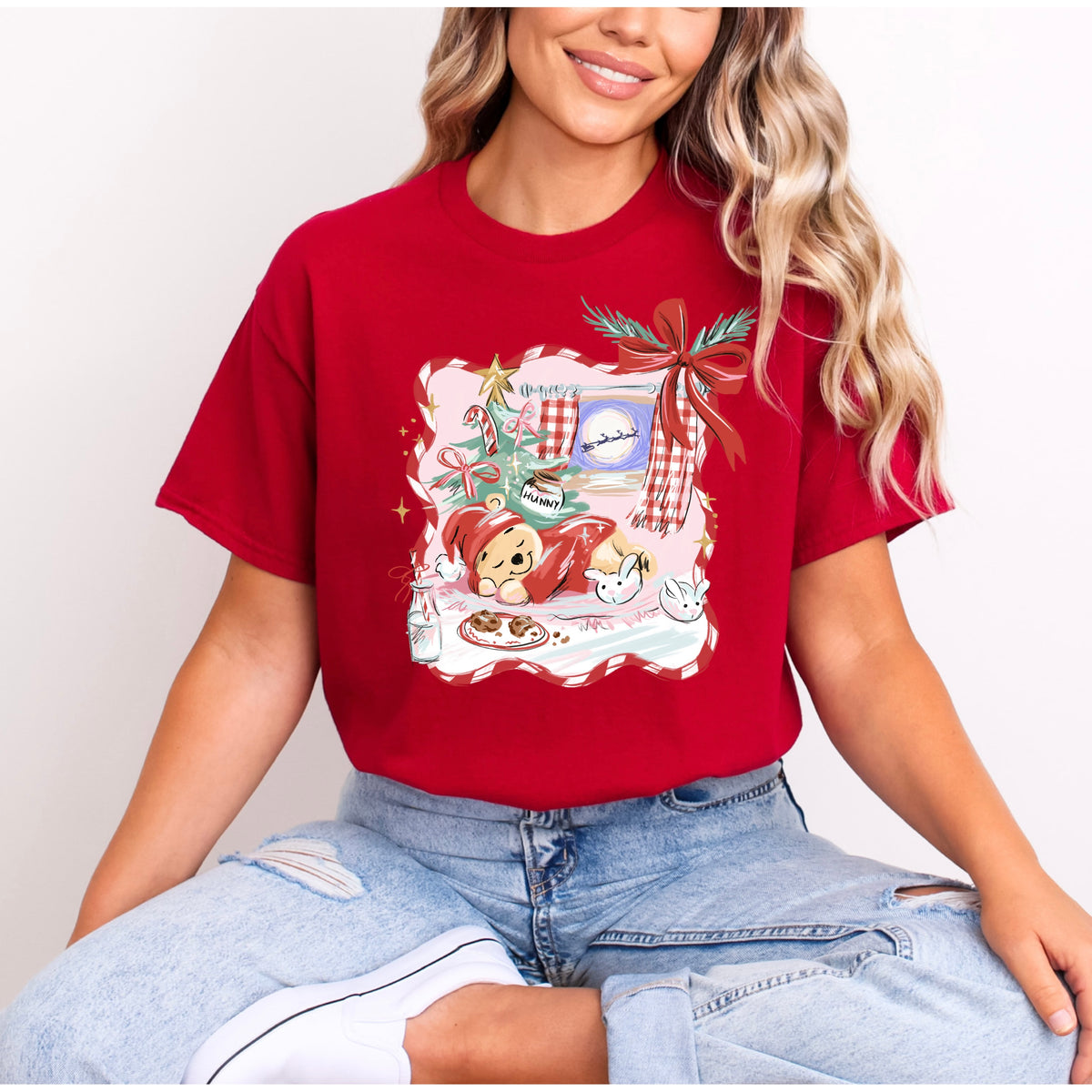 WINNIE CHRISTMAS EVE T.SHIRT