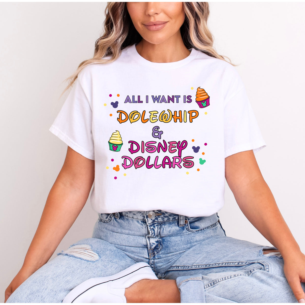 DOLEWHIP & DISNEY DOLLARS T.SHIRT Design No. 33
