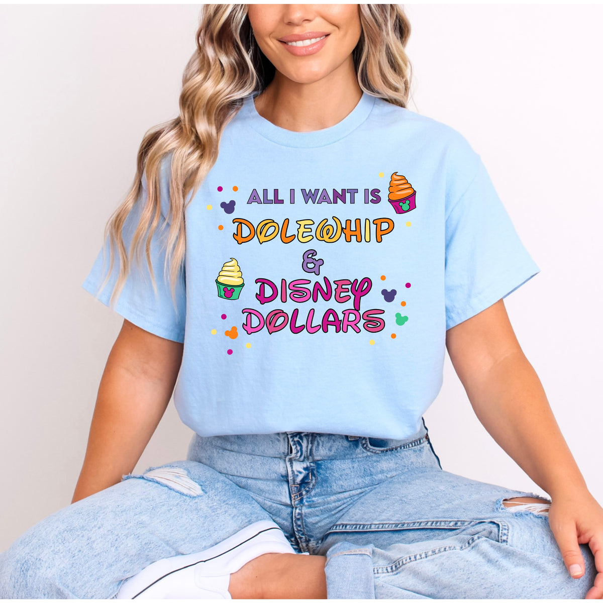 DOLEWHIP & DISNEY DOLLARS T.SHIRT Design No. 33