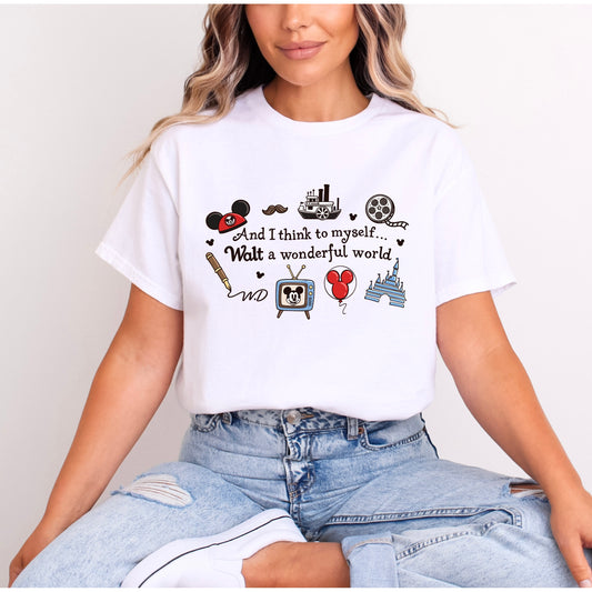 WALT A WONDERFUL WORLD T.SHIRT