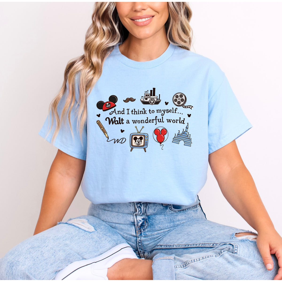 WALT A WONDERFUL WORLD T.SHIRT Design No. 176