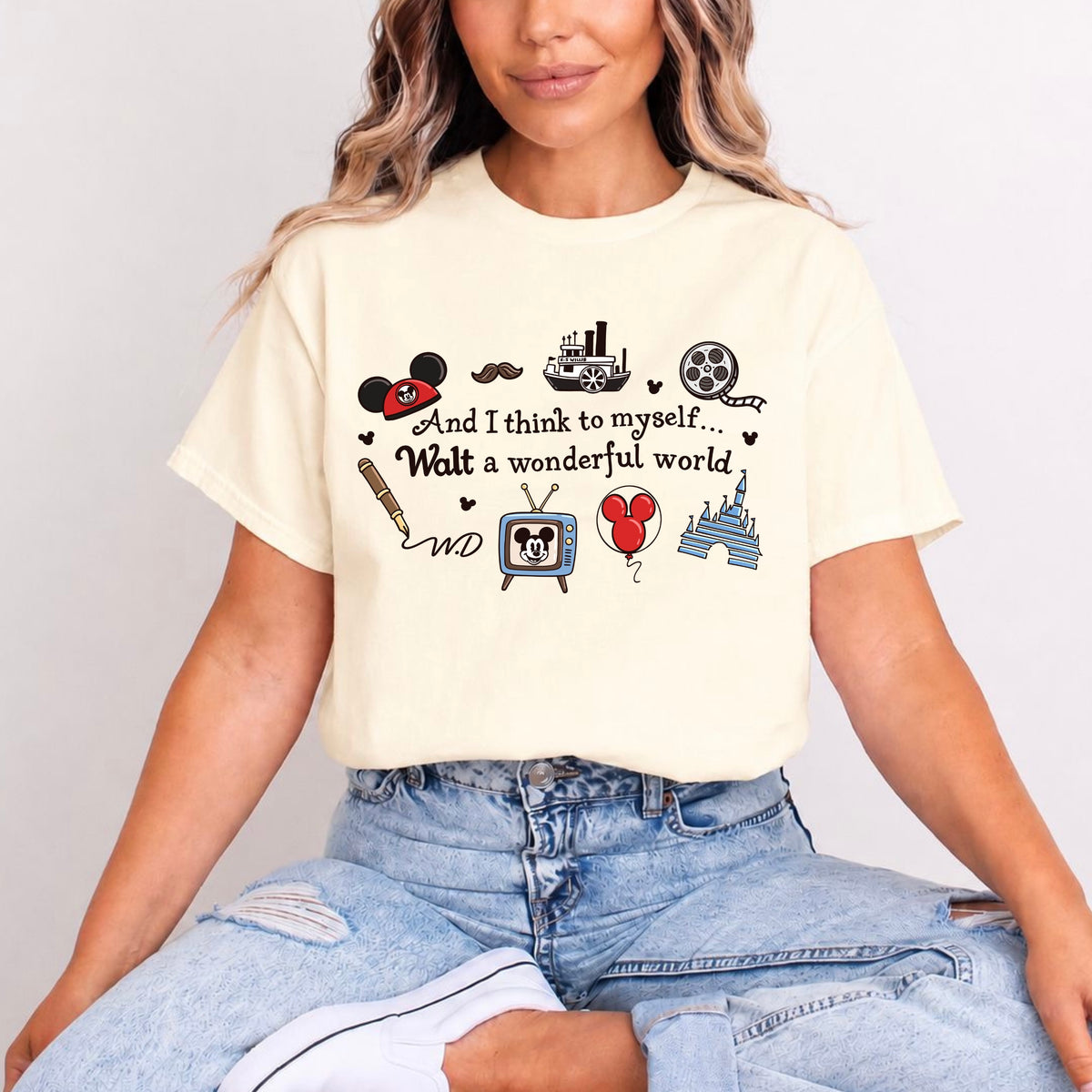 WALT A WONDERFUL WORLD T.SHIRT Design No. 176